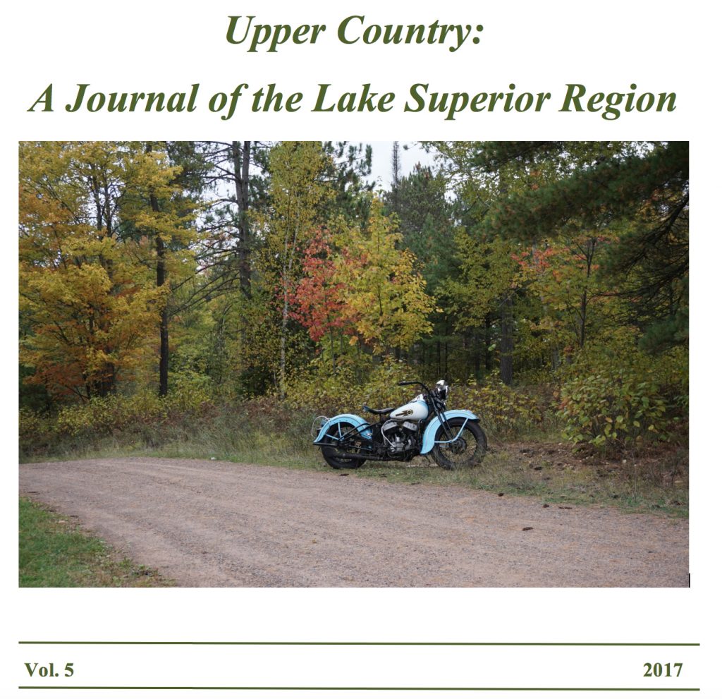 Cover of Volume 5 of Upper Country journal