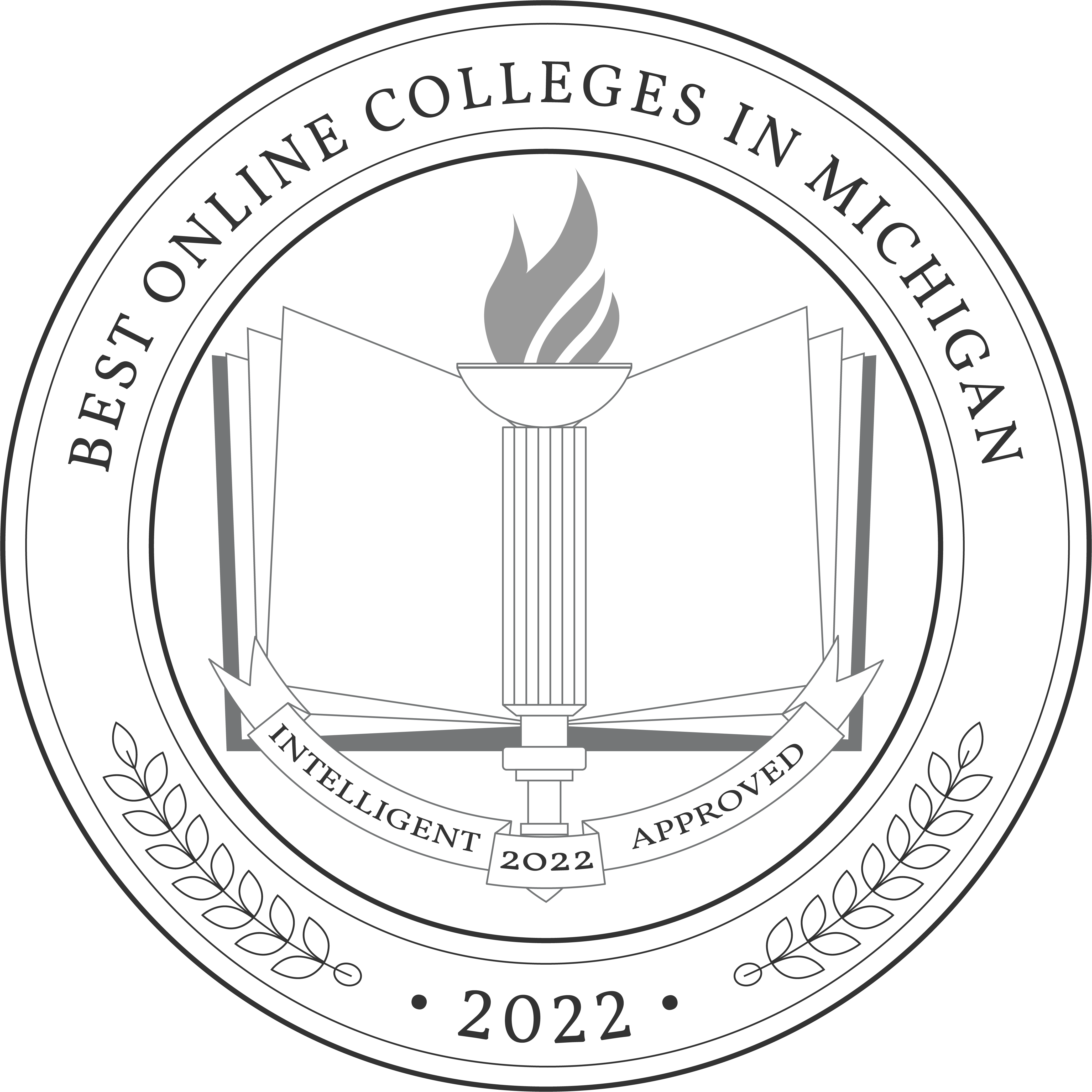 Best Online Colleges in Michigan in 2022 Badge