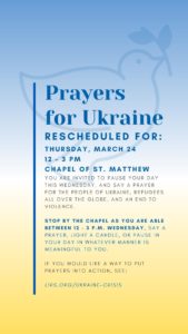 Prayers for Ukraine
